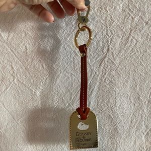Dooney & Bourke Luggage Tag Key Fob